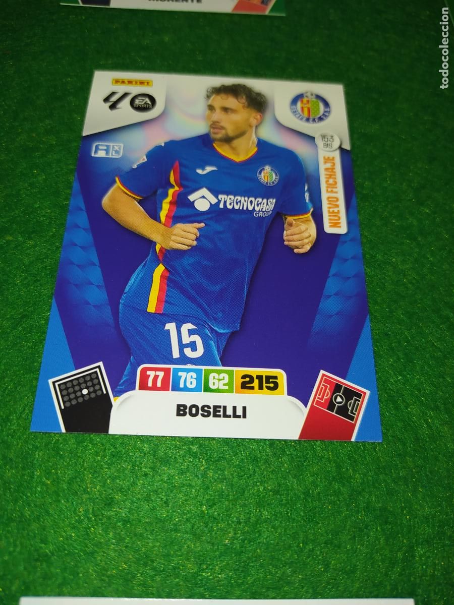 Cromos de f&uacute;tbol: actualizacion de adrenalyn 2025 2026 NUEVO FICHAJE / AMPLIACION N&ordm; 153BIS BOSELLI GETAFE