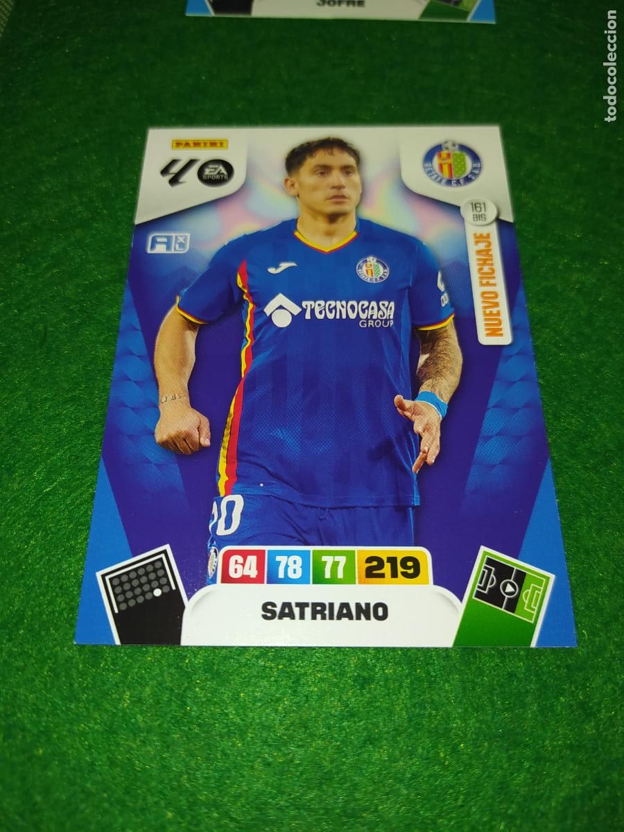 Cromos de Futebol: actualizacion de adrenalyn 2025 2026 NUEVO FICHAJE / AMPLIACION N&ordm; 161BIS SATRIANO GETAFE