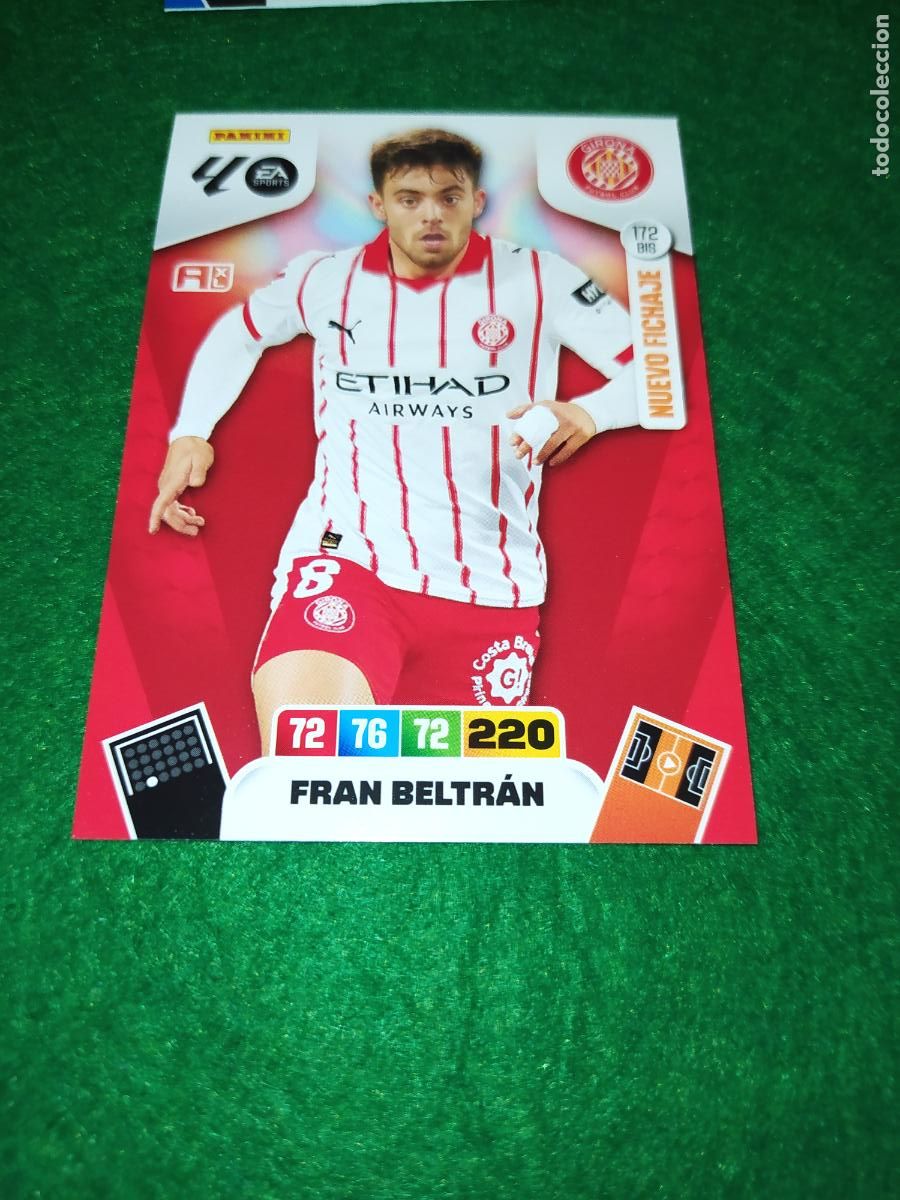 Cromos de Futebol: actualizacion de adrenalyn 2025 2026 NUEVO FICHAJE / AMPLIACION N&ordm; 172BIS FRAN BELTRAN GIRONA