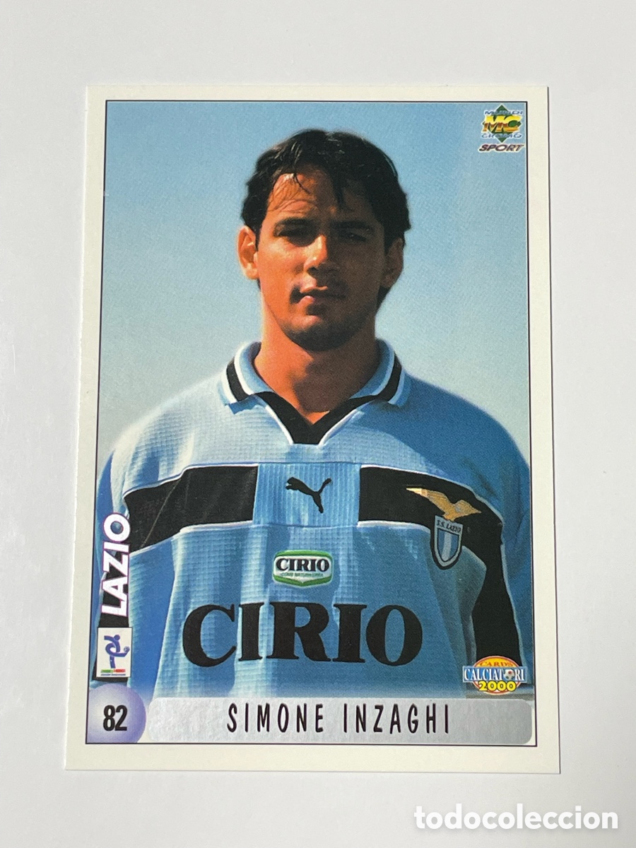 Cromos de F&uacute;tbol: Simone Inzaghi / Dejan Stankovic Lazio Mundicromo 1999/2000 #82