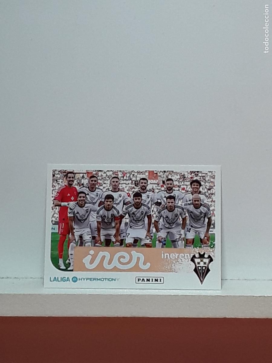 Cromos de F&uacute;tbol: LALIGA HYPERMOTION 2025 2026 25 26 ALBUM PANINI LIGA N 3 ALBACETE ALINEACION EQUIPO