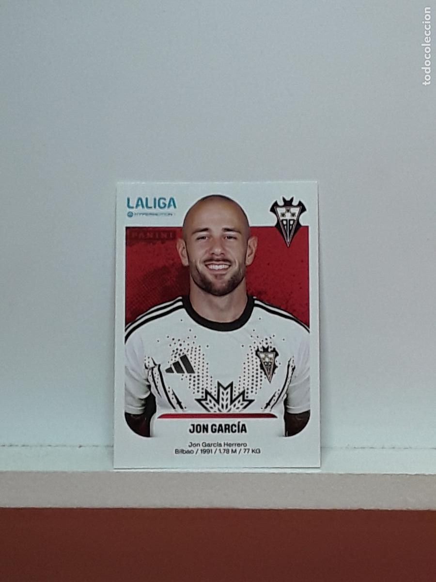 Cromos de F&uacute;tbol: LALIGA HYPERMOTION 2025 2026 25 26 ALBUM PANINI LIGA N 7 ALBACETE JON GARCIA