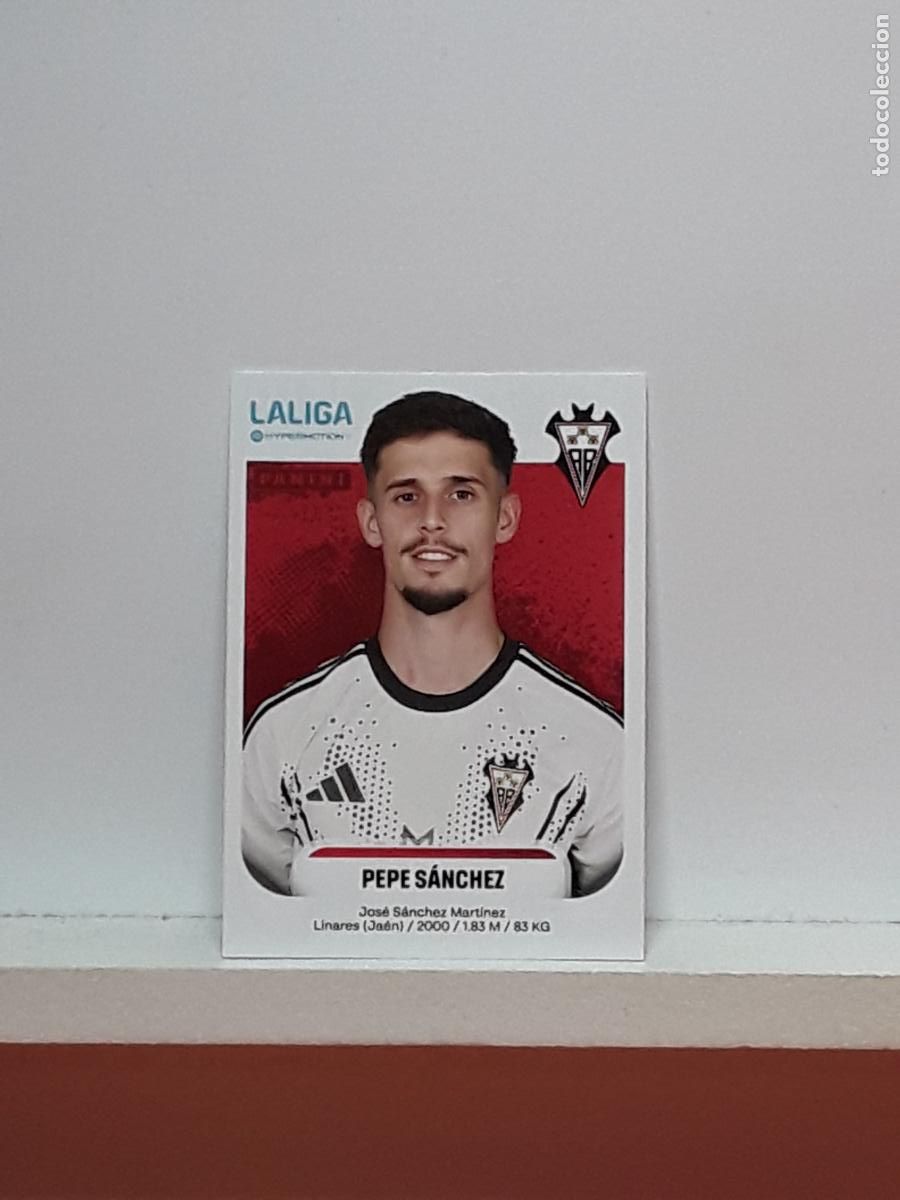 Cromos de F&uacute;tbol: LALIGA HYPERMOTION 2025 2026 25 26 ALBUM PANINI LIGA N 9A 9 A ALBACETE PEPE SANCHEZ