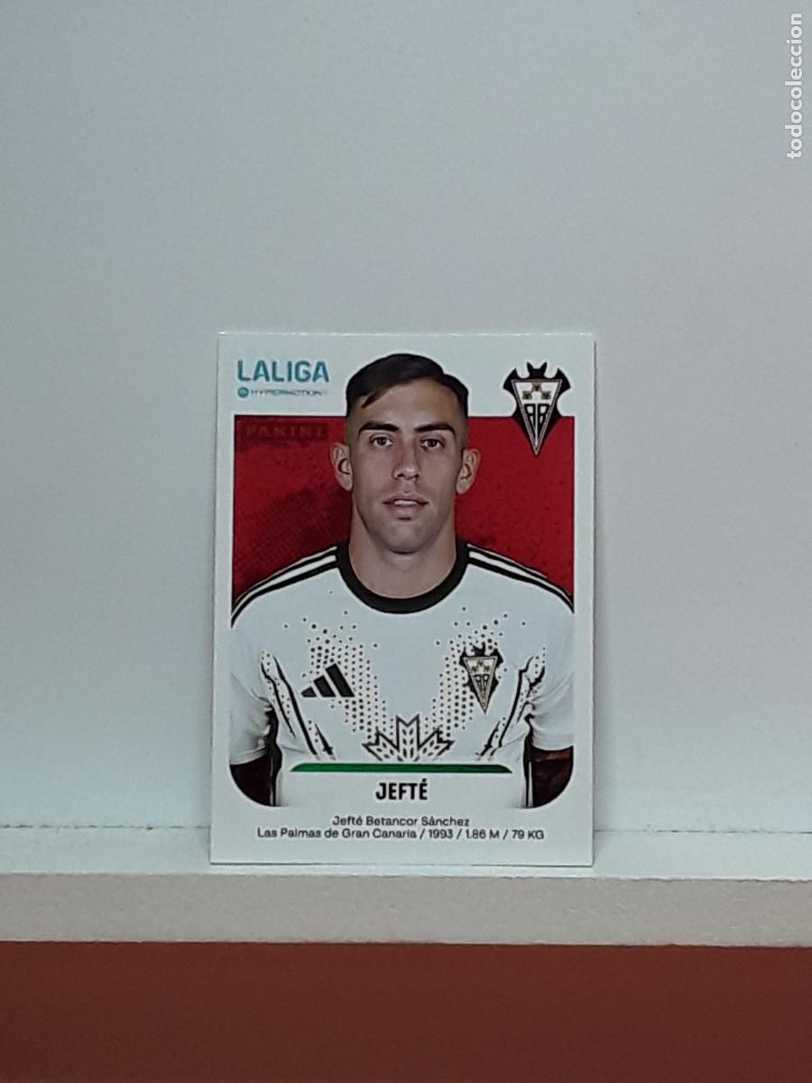 Cromos de F&uacute;tbol: LALIGA HYPERMOTION 2025 2026 25 26 ALBUM PANINI LIGA N 19 ALBACETE JEFTE BETANCOR SANCHEZ