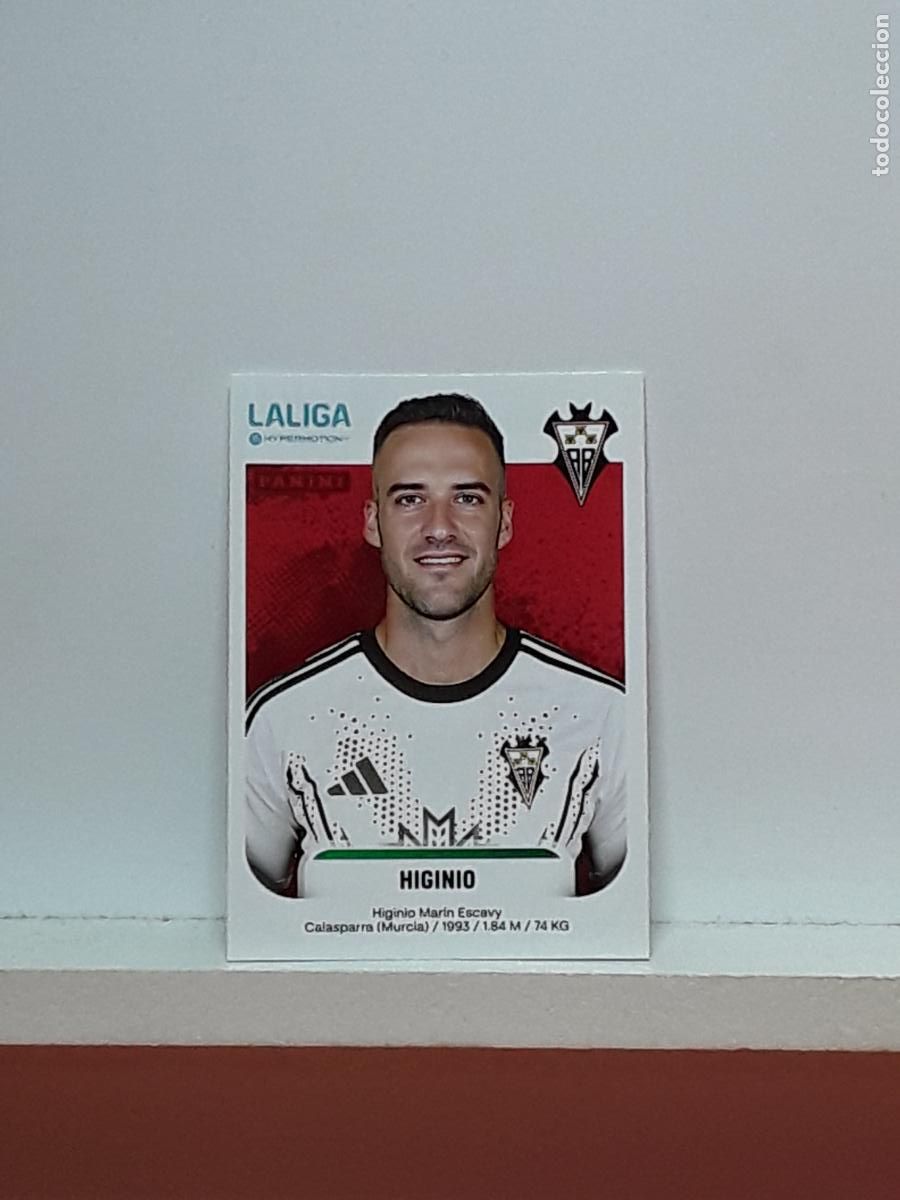 Cromos de F&uacute;tbol: LALIGA HYPERMOTION 2025 2026 25 26 ALBUM PANINI LIGA N 20 ALBACETE HIGINIO MARIN ESCAVY