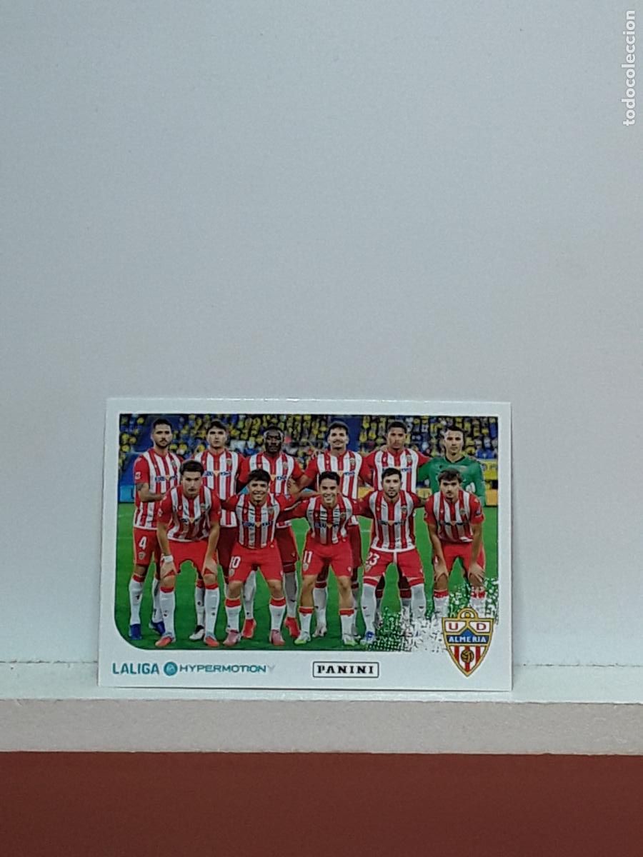 Cromos de F&uacute;tbol: LALIGA HYPERMOTION 2025 2026 25 26 ALBUM PANINI LIGA N 22 ALMERIA ALINEACION EQUIPO