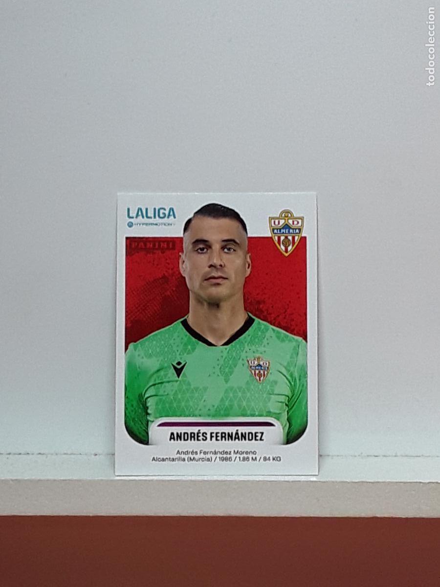 Cromos de F&uacute;tbol: LALIGA HYPERMOTION 2025 2026 25 26 ALBUM PANINI LIGA N 23 ALMERIA ANDRES FERNANDEZ