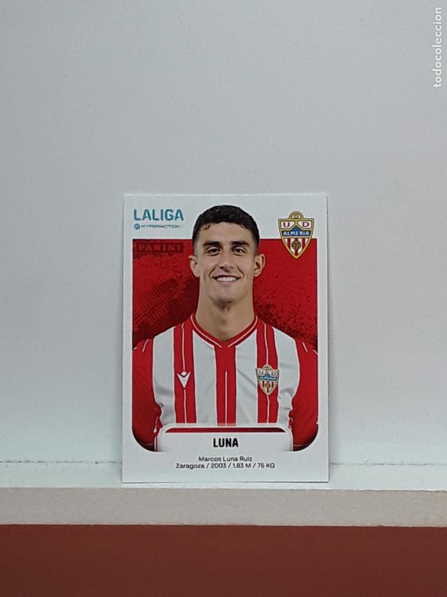 Cromos de F&uacute;tbol: LALIGA HYPERMOTION 2025 2026 25 26 ALBUM PANINI LIGA N 25B 25 B ALMERIA MARCOS LUNA