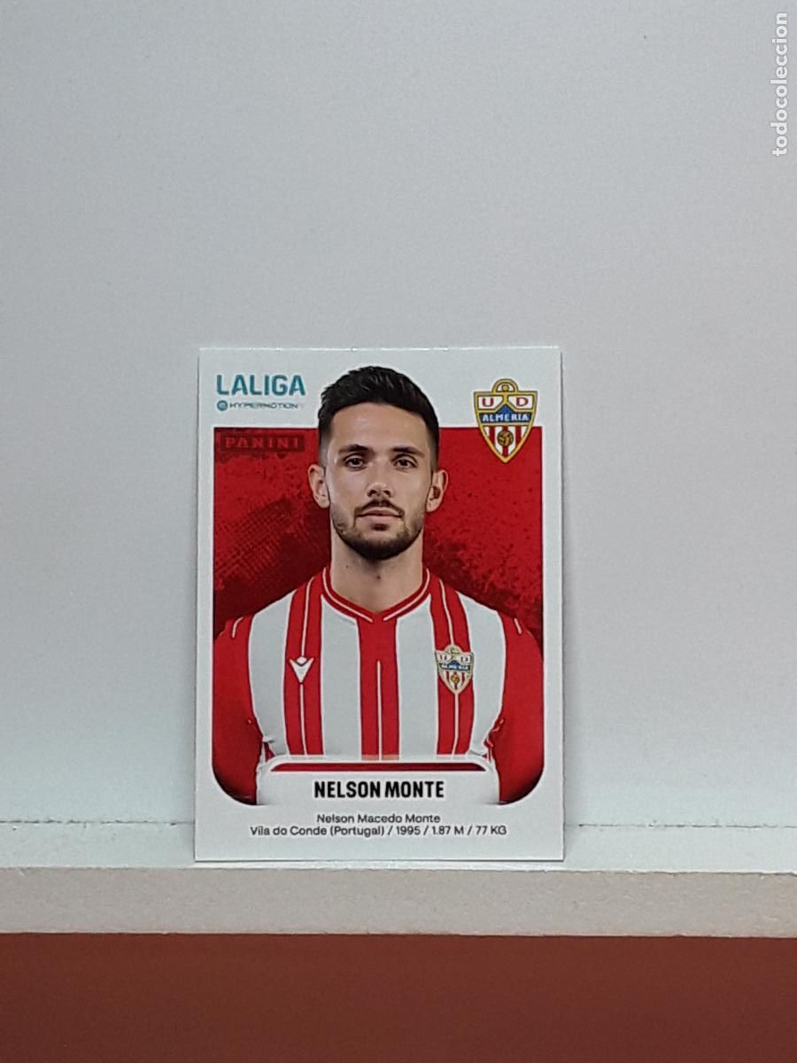 Cromos de F&uacute;tbol: LALIGA HYPERMOTION 2025 2026 25 26 ALBUM PANINI LIGA N 26A 26 A ALMERIA NELSON MONTE