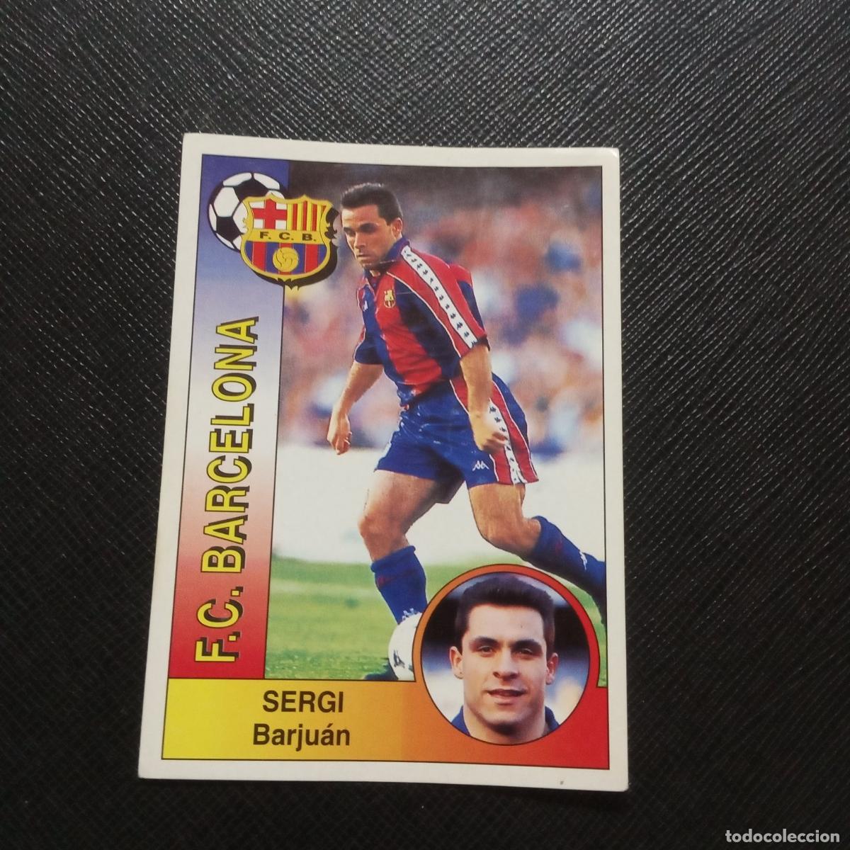 Cromos de F&uacute;tbol: 59 SERGI BARCELONA PANINI 1994 1995 CROMO FUTBOL LIGA 94 95 - SIN PEGAR - A162 PG10 B