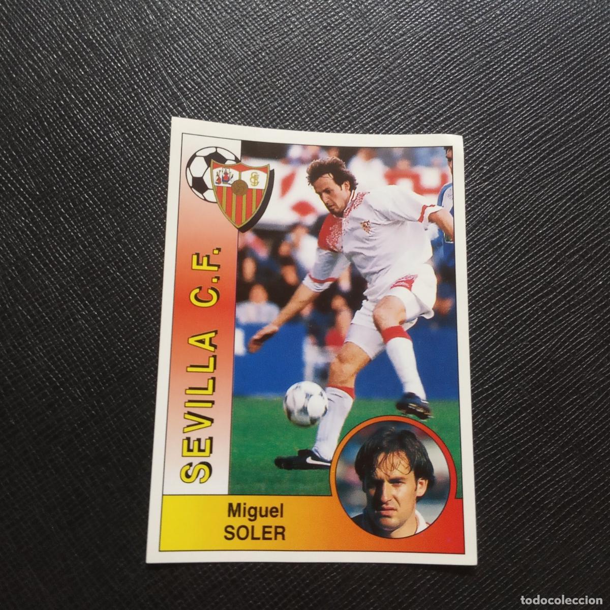 Cromos de F&uacute;tbol: 243 SOLER SEVILLA PANINI 1994 1995 CROMO FUTBOL LIGA 94 95 - SIN PEGAR - A162 PG235