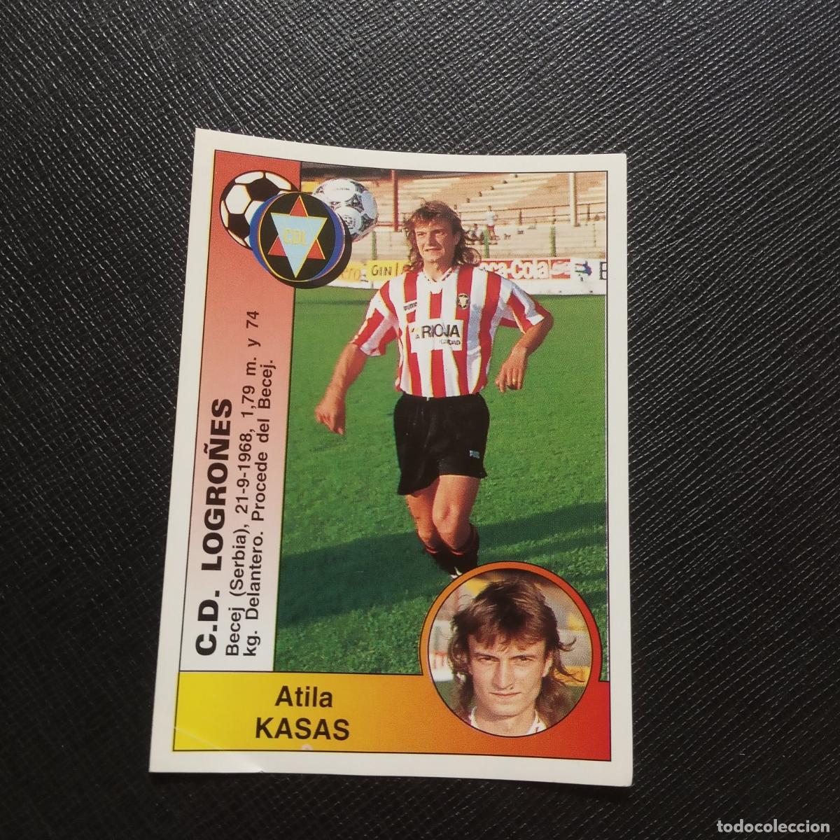 Cromos de F&uacute;tbol: 180 ATILA KASAS LOGRO&Ntilde;ES PANINI 1994 1995 CROMO FUTBOL LIGA 94 95 - SIN PEGAR - A162 PG244