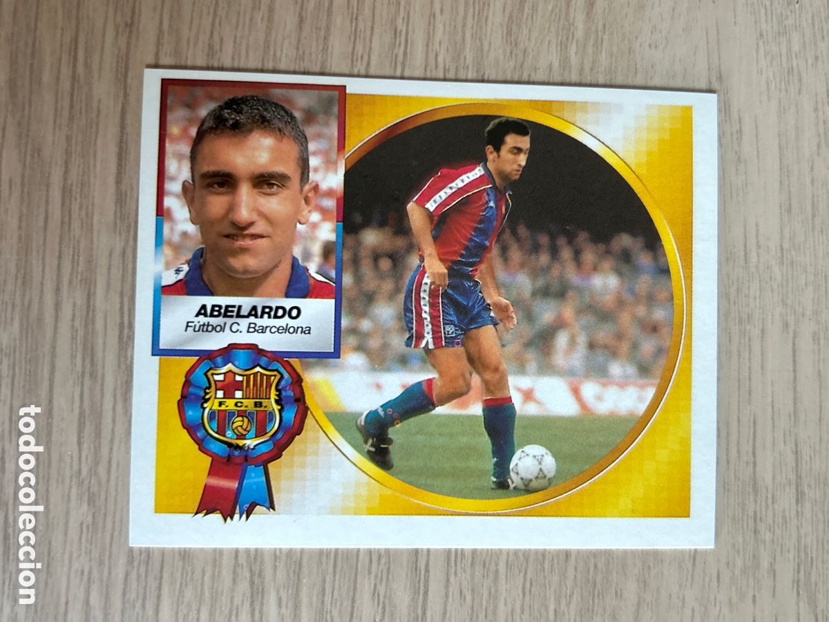 Cromos de Futebol: ABELARDO BARCELONA FICHAJE 3 VERSION LIGA ESTE 1994 1995 94 95 NUNCA PEGADO SIN PEGAR