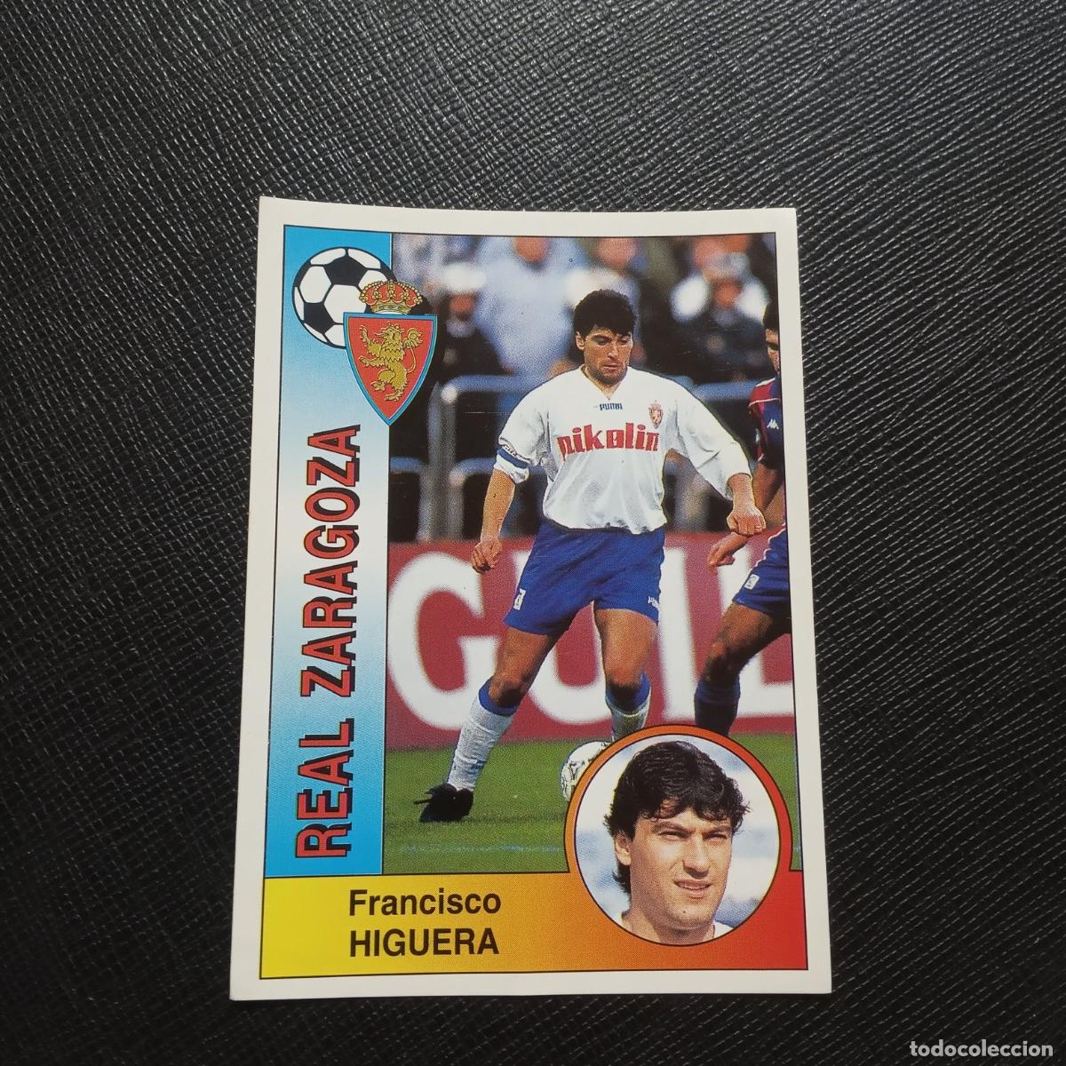 Cromos de F&uacute;tbol: 357 HIGUERA ZARAGOZA PANINI 1994 1995 CROMO FUTBOL LIGA 94 95 - SIN PEGAR - A162 PG478 B