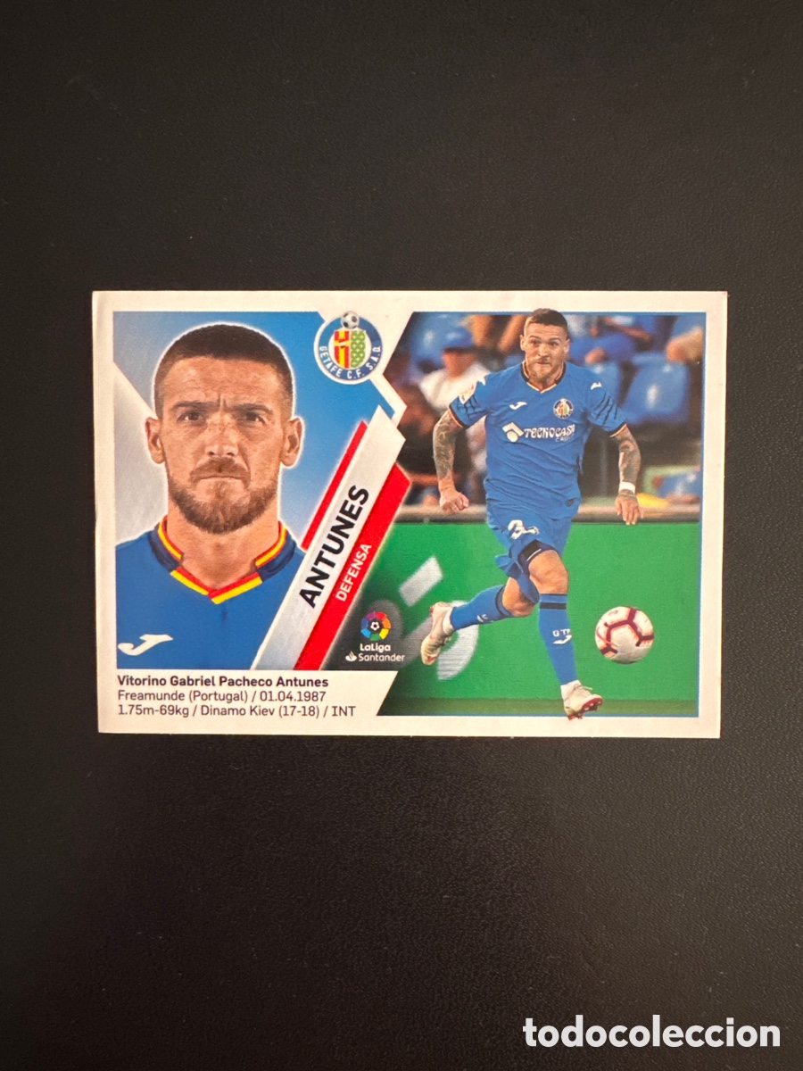 Figurine di Calcio: ANTUNES GETAFE N&Uacute;MERO 7A LIGA ESTE 2019 2020