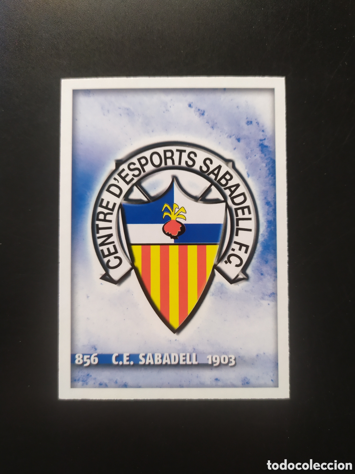 Cromos de f&uacute;tbol: Mundicromo fichas Liga 2014 2015 14 15 escudo n&deg; 856 Sabadell