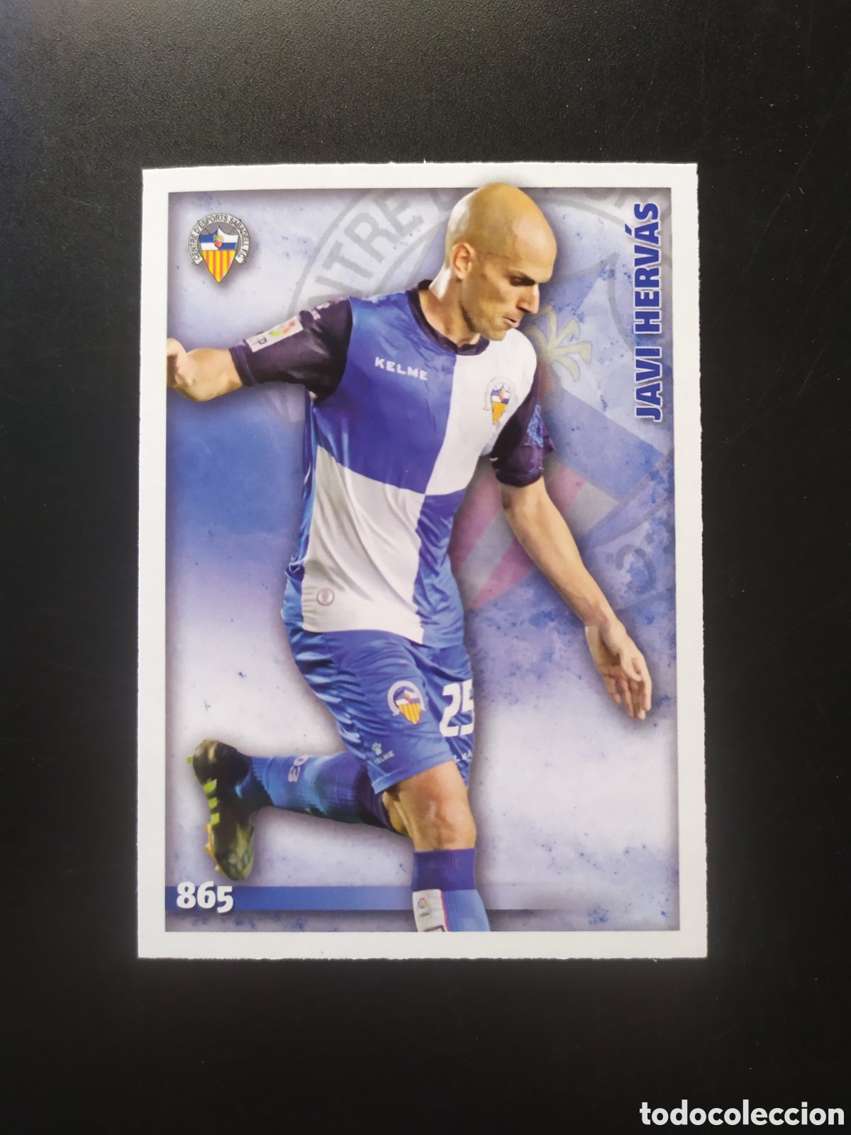 Cromos de f&uacute;tbol: Mundicromo fichas Liga 2014 2015 14 15 Javi Hervas n&deg; 865 Sabadell