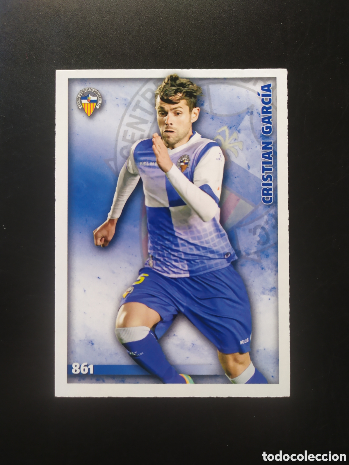 Fu&szlig;ball-Sticker: Mundicromo fichas Liga 2014 2015 14 15 Cristian Garc&iacute;a n&deg; 861 Sabadell