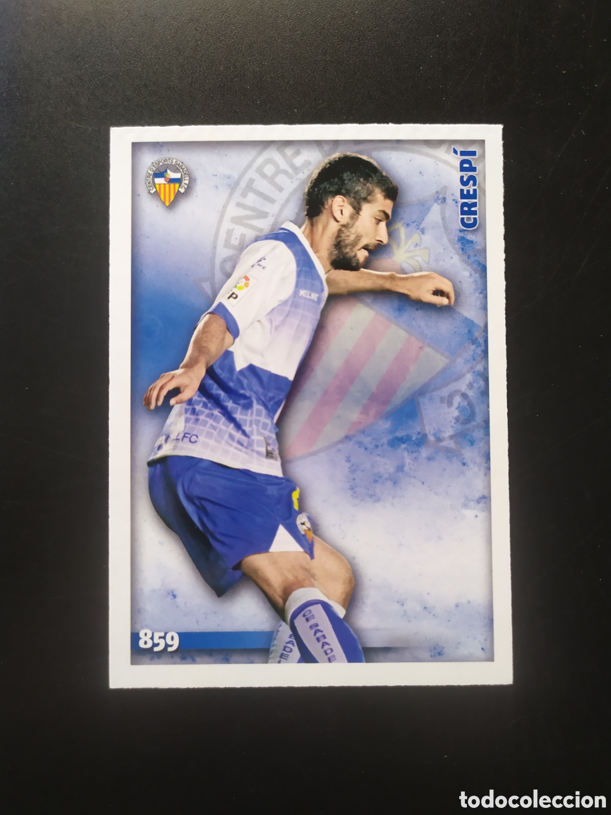 Fu&szlig;ball-Sticker: Mundicromo fichas Liga 2014 2015 14 15 Cresp&iacute; n&deg; 859 Sabadell