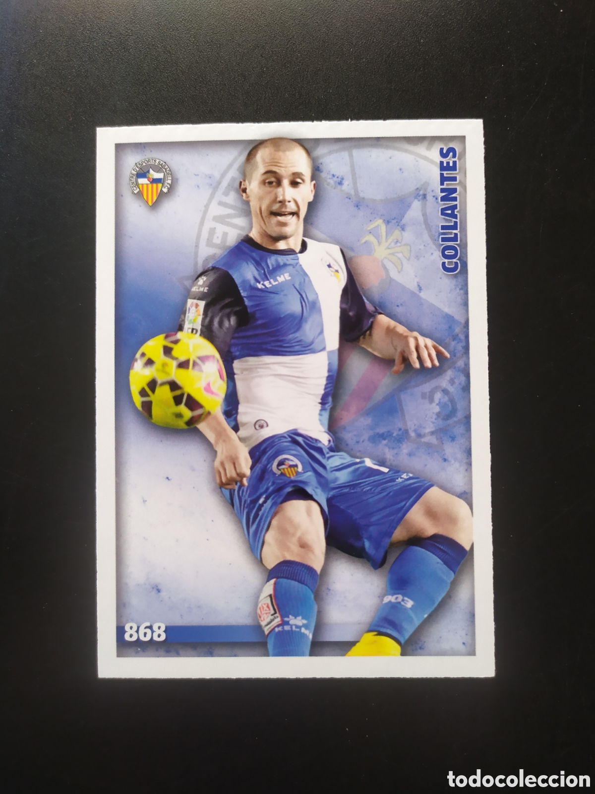 Cromos de Futebol: Mundicromo fichas Liga 2014 2015 14 15 Collantes n&deg; 868 Sabadell