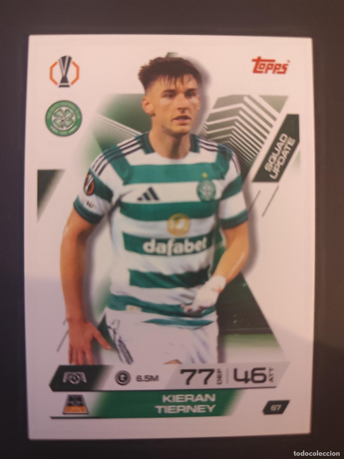Fu&szlig;ball-Sticker: 67 KIERAN TIERNEY CELTIC SQUAD UPDATE MATCH ATTAX EXTRA 2025 2026 25 26 TOPPS