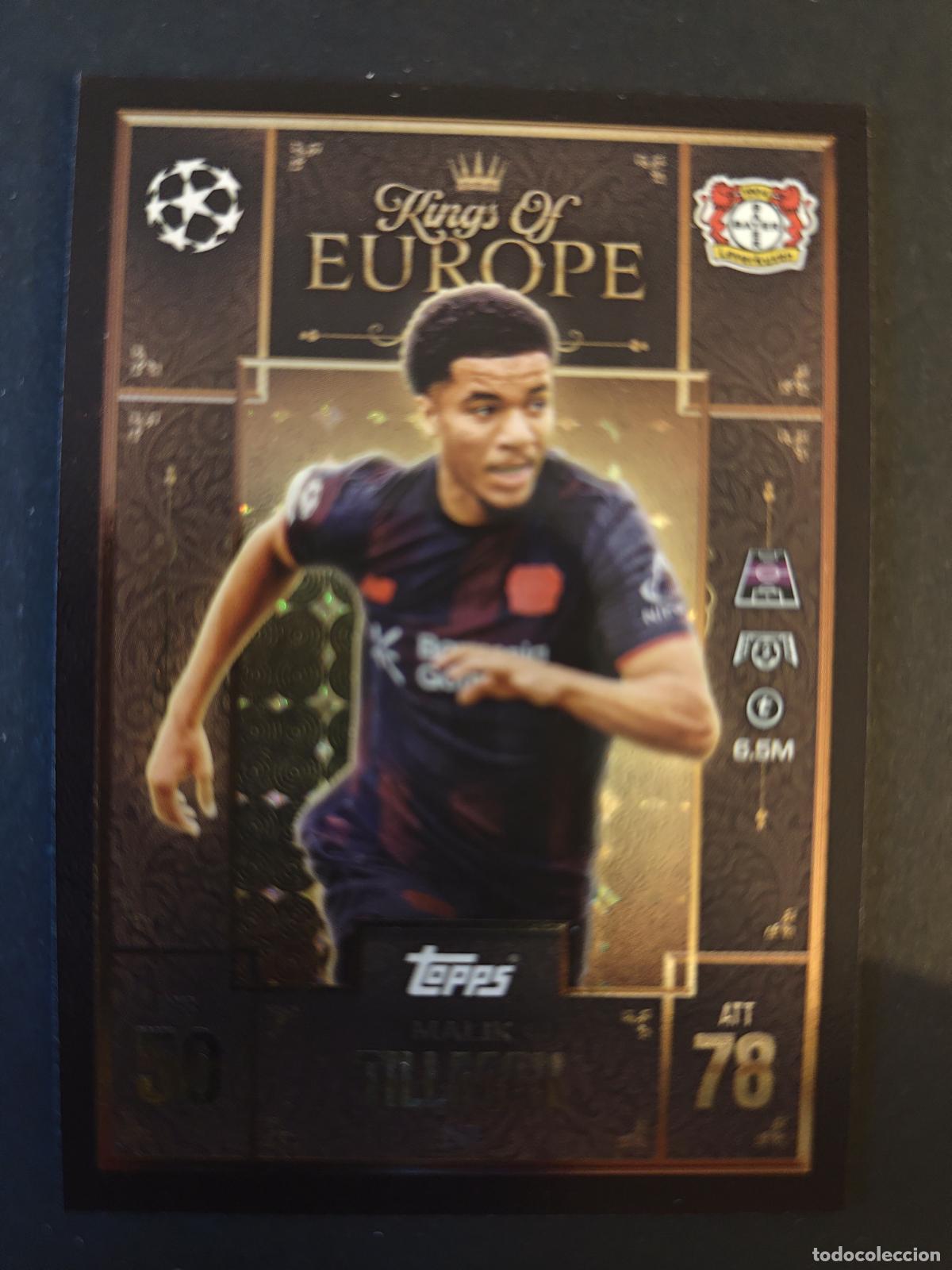 Figurine di Calcio: 240 MALIK TILLMAN BAYER 04 LEVERKUSEN KINGS OF EUROPE MATCH ATTAX EXTRA 2025 2026 25 26 TOPPS