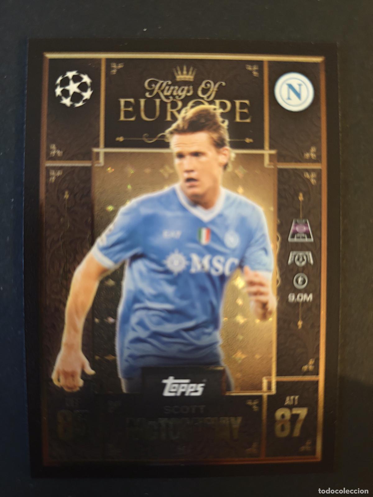Figurine di Calcio: 244 SCOTT MCTOMINAY N&Aacute;POLES NAPOLI KINGS OF EUROPE MATCH ATTAX EXTRA 2025 2026 25 26 TOPPS