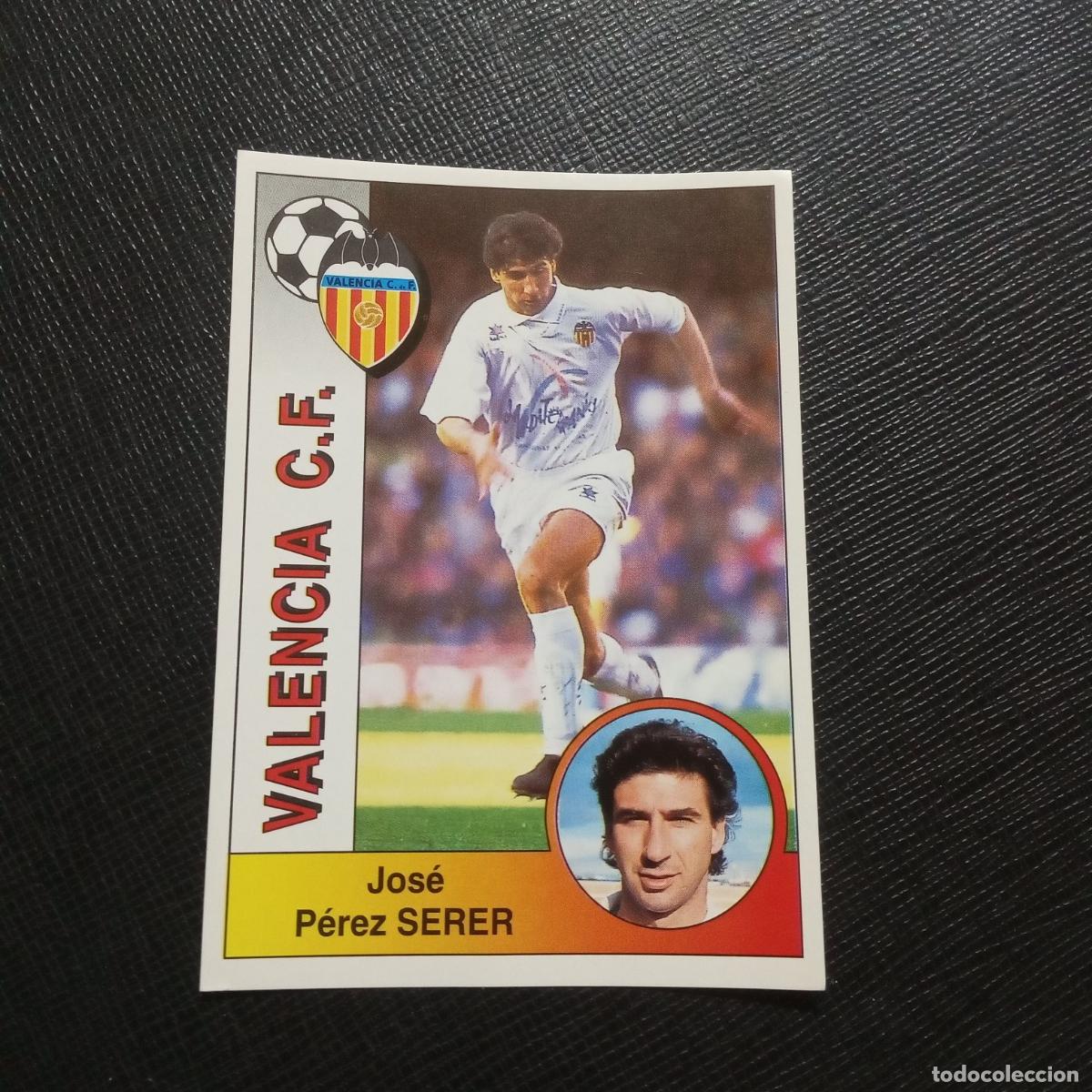 Cromos de F&uacute;tbol: 312 SERER VALENCIA PANINI 1994 1995 CROMO FUTBOL LIGA 94 95 - SIN PEGAR - A116 PG3