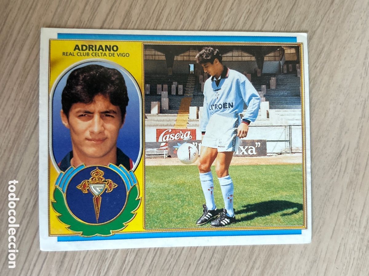 Cromos de F&uacute;tbol: ADRIANO FICHAJE 28 BIS CELTA DE VIGO EDICIONES ESTE 96 97 1996 1997 NUNCA PEGADO LEER SIN PEGAR