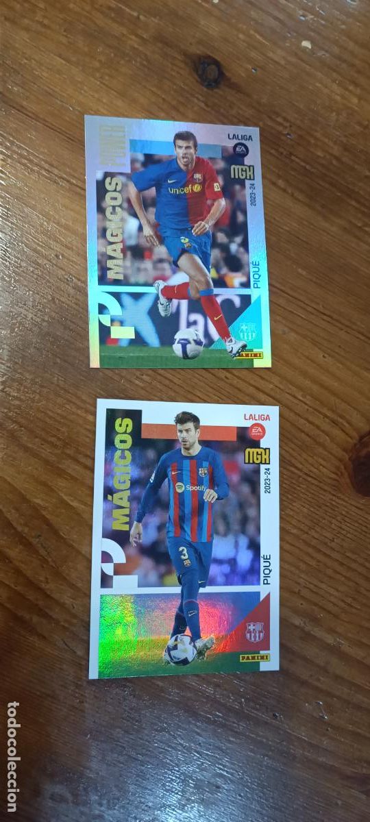 Cromos de F&uacute;tbol: LOTE MEGACRACKS MGK 2023-24 M&Aacute;GICOS / POWER PARALELA PIQU&Eacute; N 440/P440
