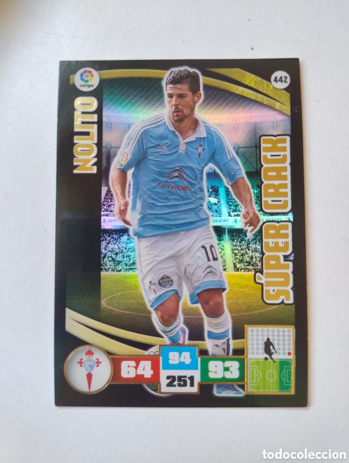 Cromos de F&uacute;tbol: 442 - Nolito - Celta - Adrenalyn XL Liga 2015 - 2016 Super Crack