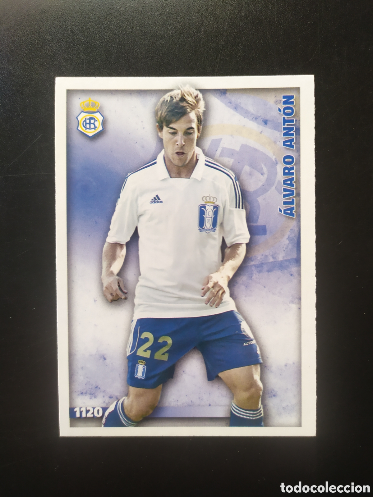 Cromos de F&uacute;tbol: Mundicromo fichas Liga 2014 2015 14 15 Alvaro Anton n&deg; 1120 Recreativo Huelva