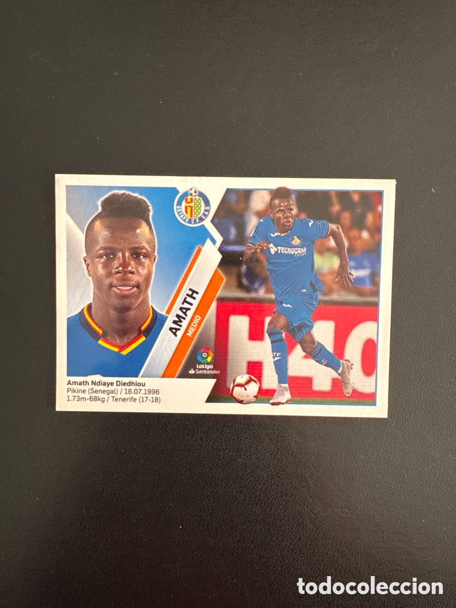 Fu&szlig;ball-Sticker: AMATH GETAFE N&Uacute;MERO 12 LIGA ESTE 2019 2020