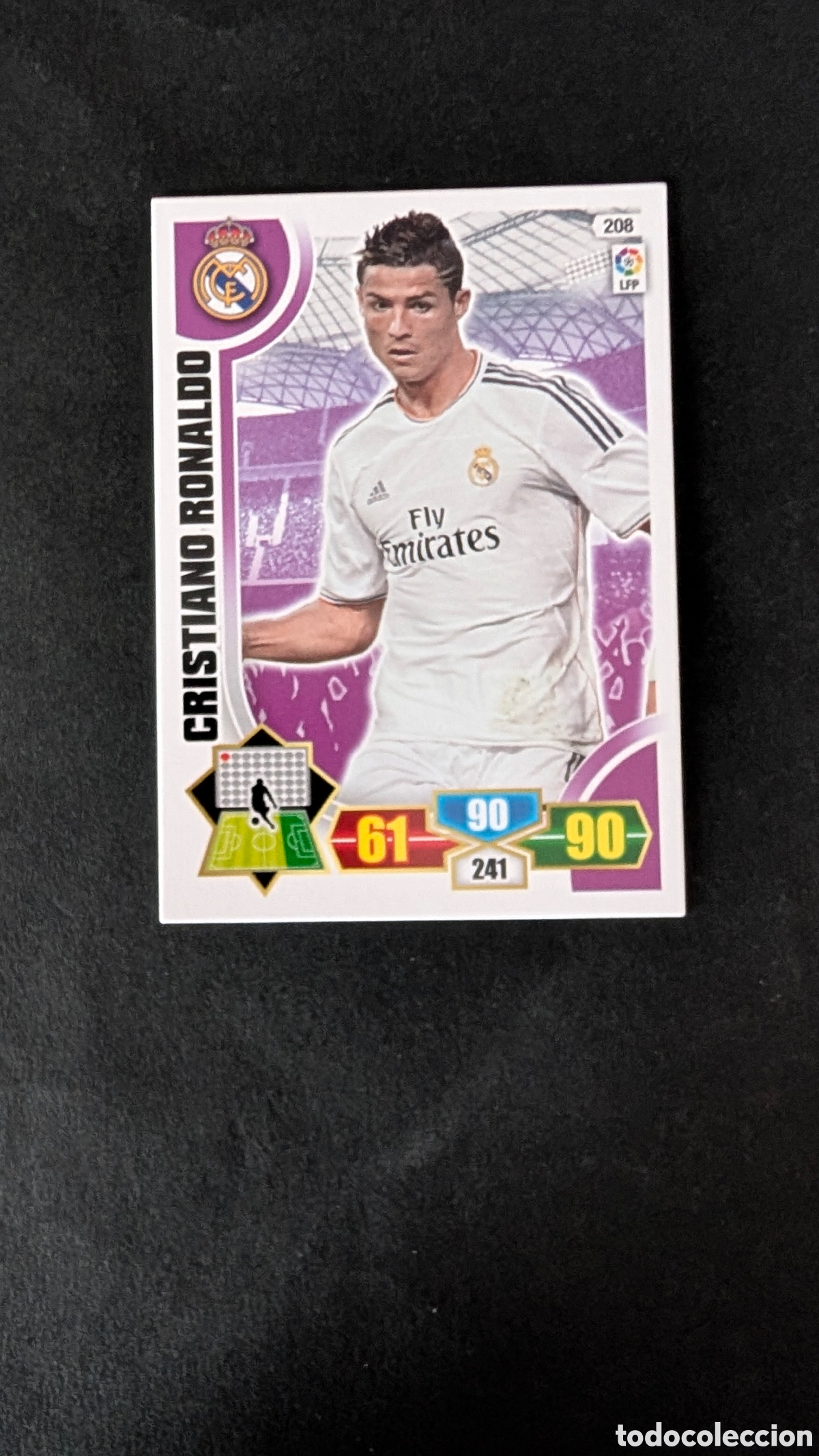 Cromos de F&uacute;tbol: CRISTIANO RONALDO 208 ADRENALYN XL LIGA 2013/14 13 14 PANINI NUEVO
