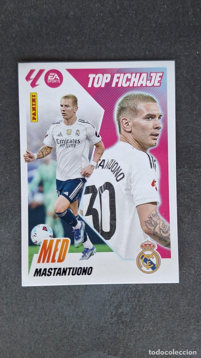 Cromos de F&uacute;tbol: L3 MASTANTUONO REAL MADRID TOP FICHAJE 68 LIGA ESTE 2025/2026 25 26 NUNCA PEGADO SIN PEGAR
