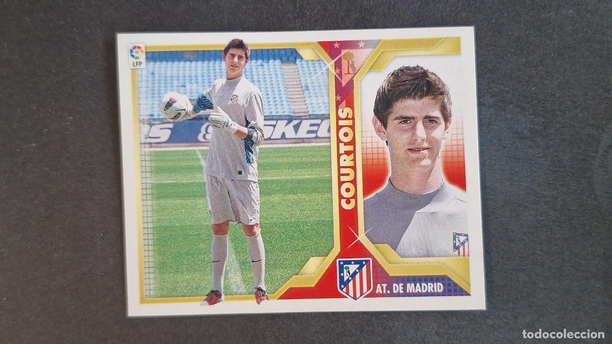 Cromos de F&uacute;tbol: L2 COURTOIS ROOKIE ATLETICO DE MADRID FICHAJE 23 LIGA ESTE 2011 2012 11 12 NUNCA PEGADO SIN PEGAR