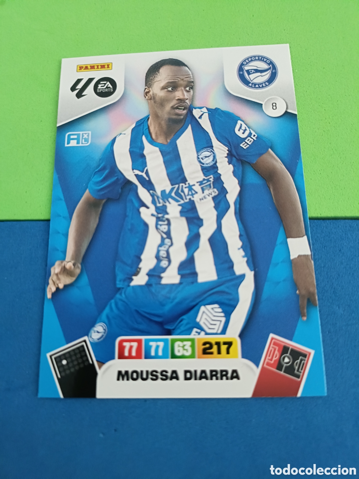 Cromos de F&uacute;tbol: ADRENALYN XL 2025 2026 25 26 Panini Liga - 8 Diarra Alav&eacute;s