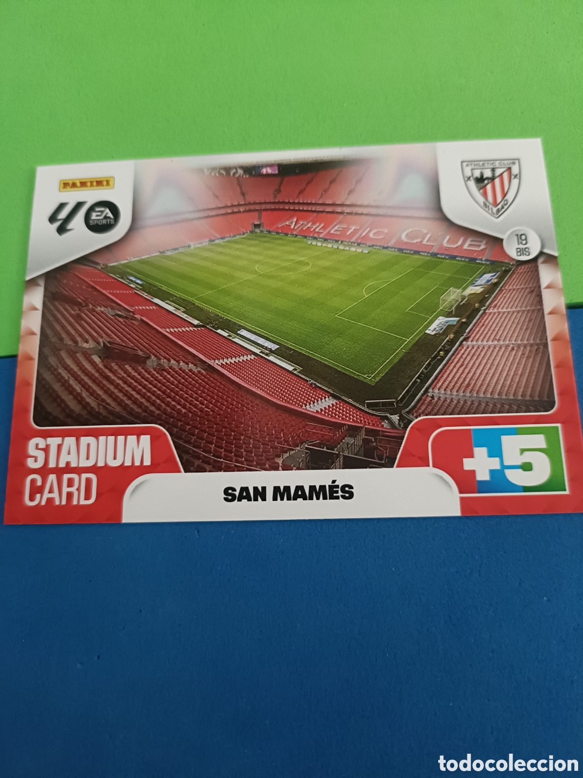 Cromos de F&uacute;tbol: ADRENALYN XL 2025 2026 25 26 Panini Liga - 19 Bis Stadium San Mam&eacute;s Bilbao