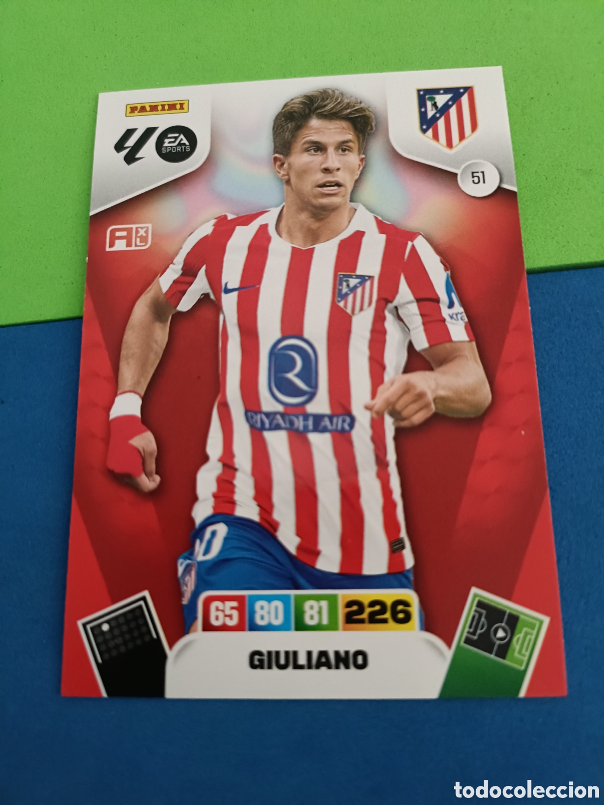 Cromos de F&uacute;tbol: ADRENALYN XL 2025 2026 25 26 Panini Liga - 51 Giuliano Atl&eacute;tico Madrid