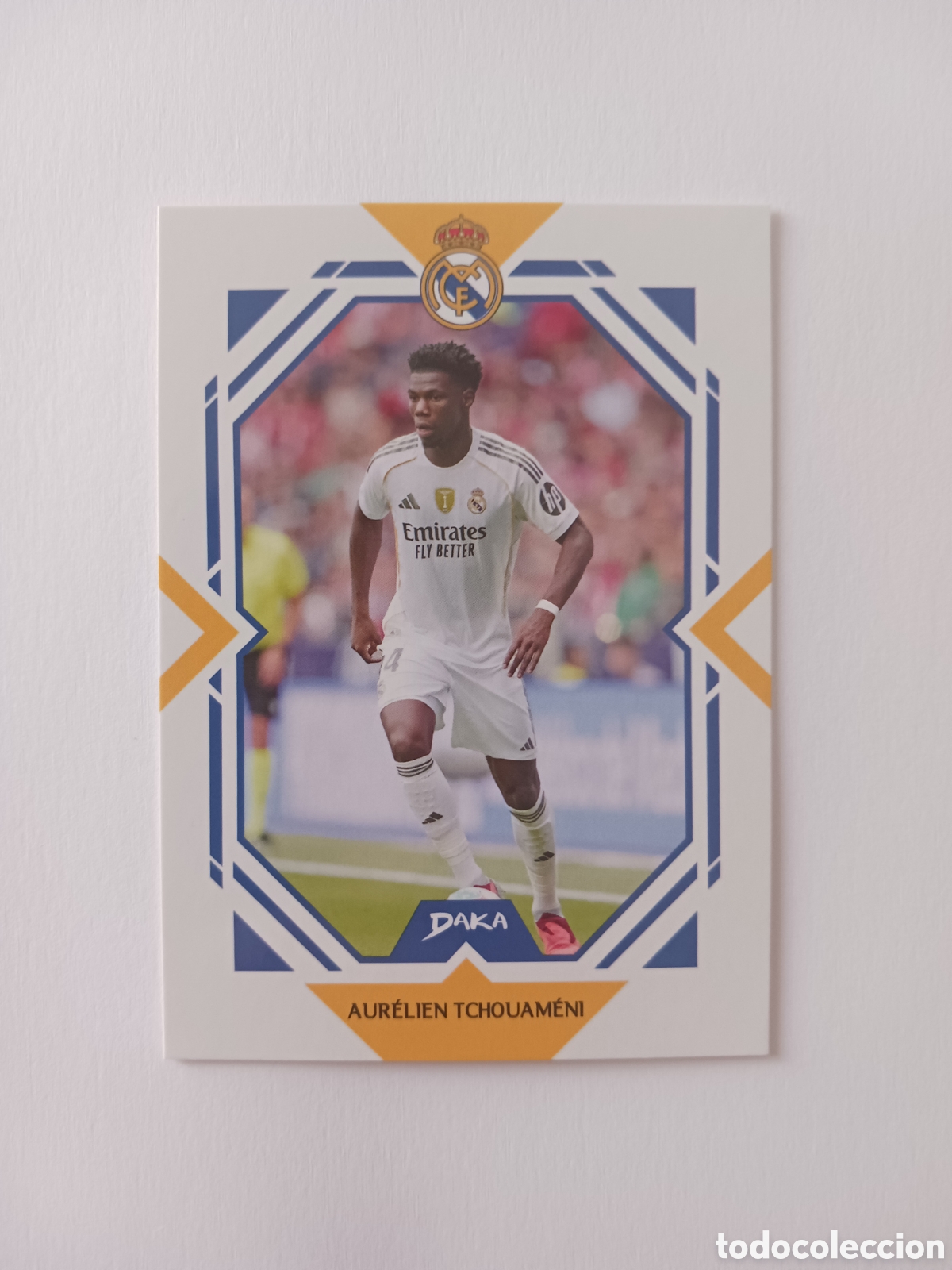 Cromos de F&uacute;tbol: 10 A TCHOUAMENI REAL MADRID DAKA TOP AUDIENCE 25 26 2025 2026