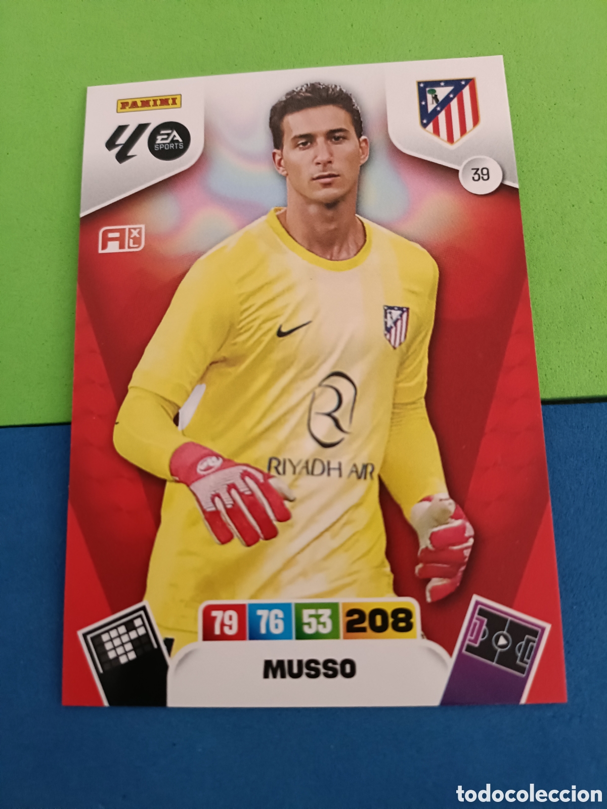 Cromos de F&uacute;tbol: ADRENALYN XL 2025 2026 25 26 Panini Liga - 39 Musso Atl&eacute;tico Madrid