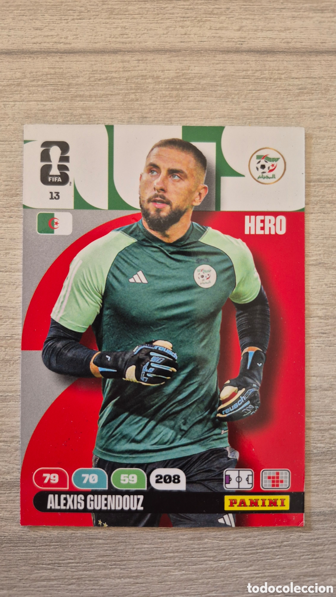 Cromos de F&uacute;tbol: N&deg;13 Algeria Alexis Guendouz Adrenalyn FIFA World Cup 2026