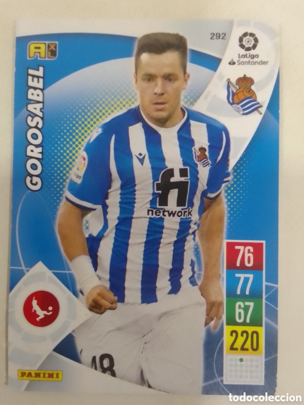 Cromos de F&uacute;tbol: Adrenalyn XL 2021-22 n&deg; 292 Gorosabel &bull; Real Sociedad.