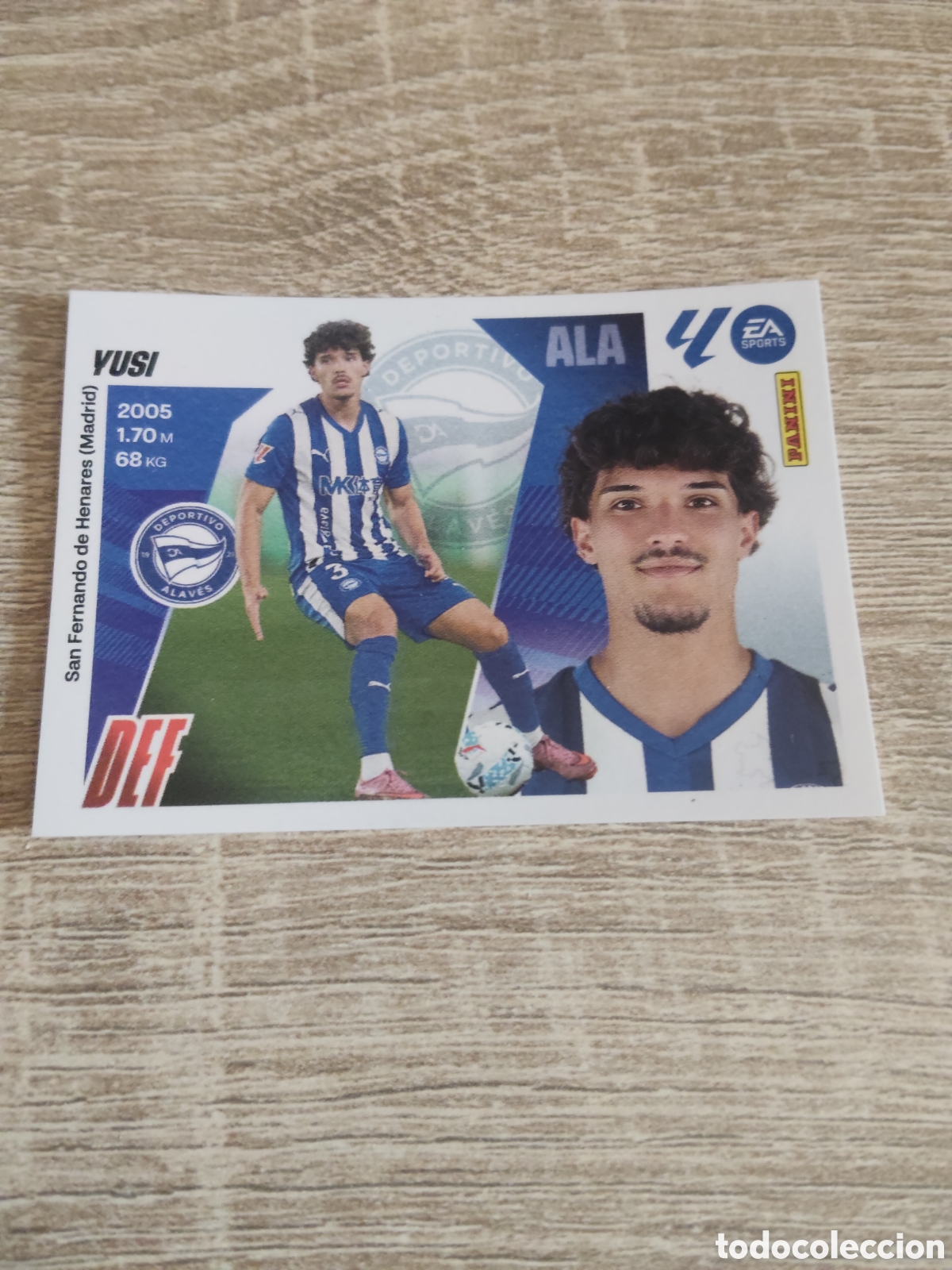 Cromos de F&uacute;tbol: Yusi coloca Alav&eacute;s liga 2025 2026 25 26 ediciones este