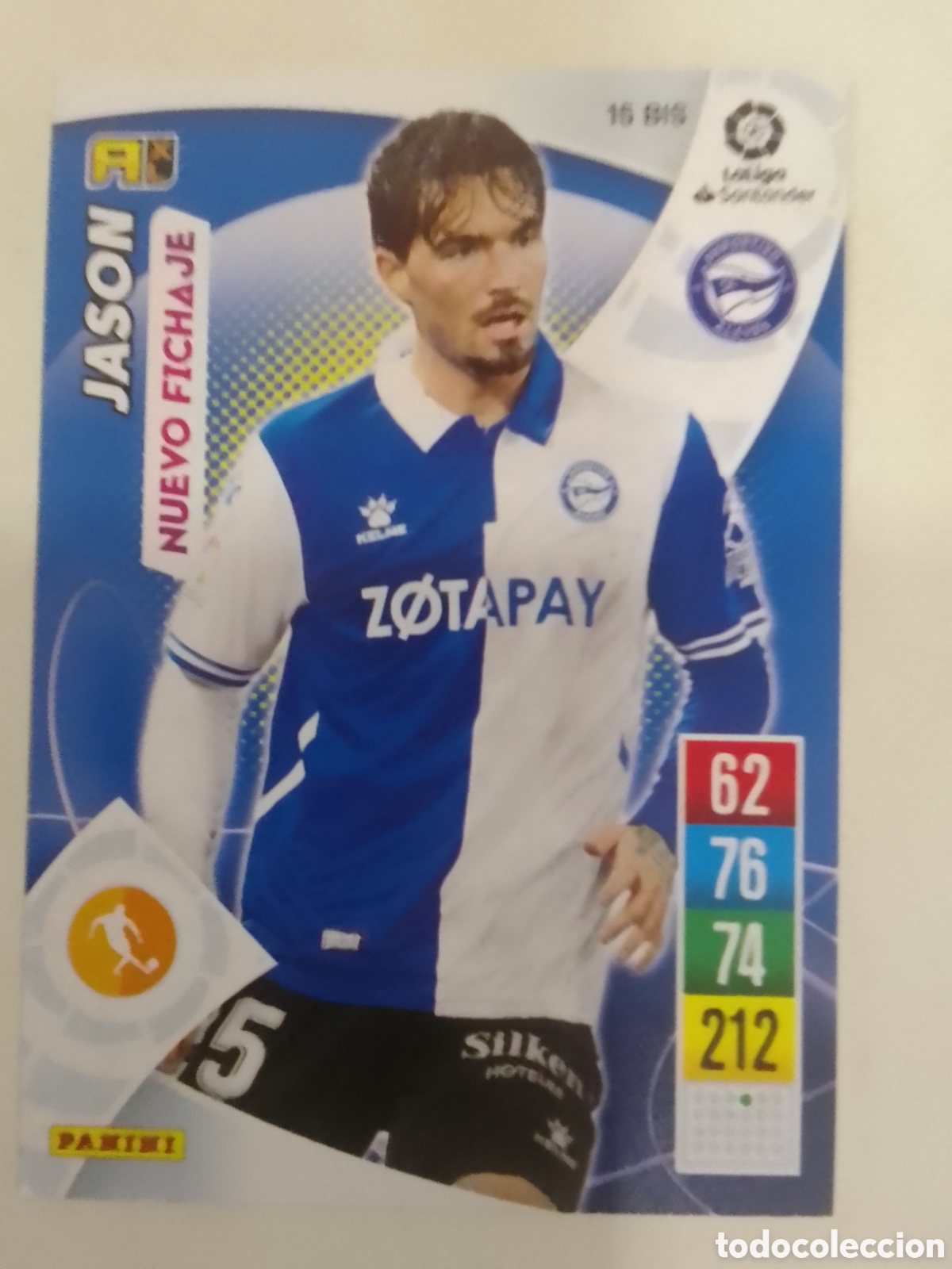 Cromos de Futebol: Adrenalyn XL 2021-22 n&deg; 15 BIS Jason &bull; Alav&eacute;s. NUEVO FICHAJE.