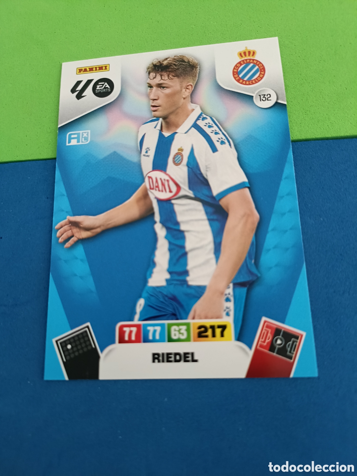 Cromos de Futebol: ADRENALYN XL 2025 2026 25 26 Panini Liga - 132 Riedel Espa&ntilde;ol