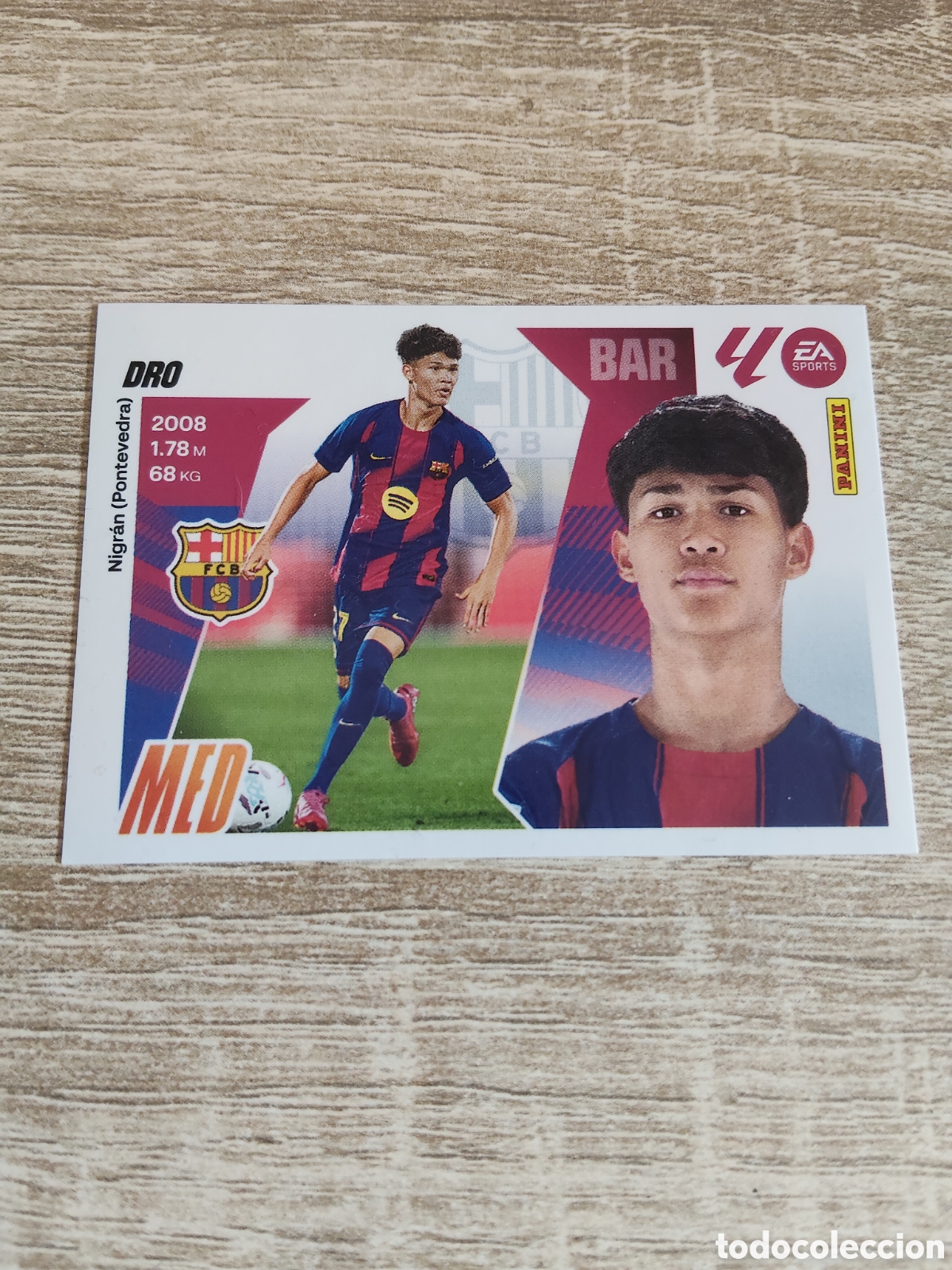 Cromos de F&uacute;tbol: Dro coloca Barcelona liga 2025 2026 25 26 ediciones este