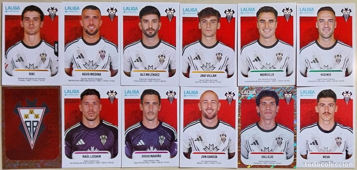 Figurine di Calcio: LOTE 12 CROMOS ALBACETE BALOMPIE CROMOS ALBUM LA LIGA HYPERMOTION 2025 2026 25 26 PANINI