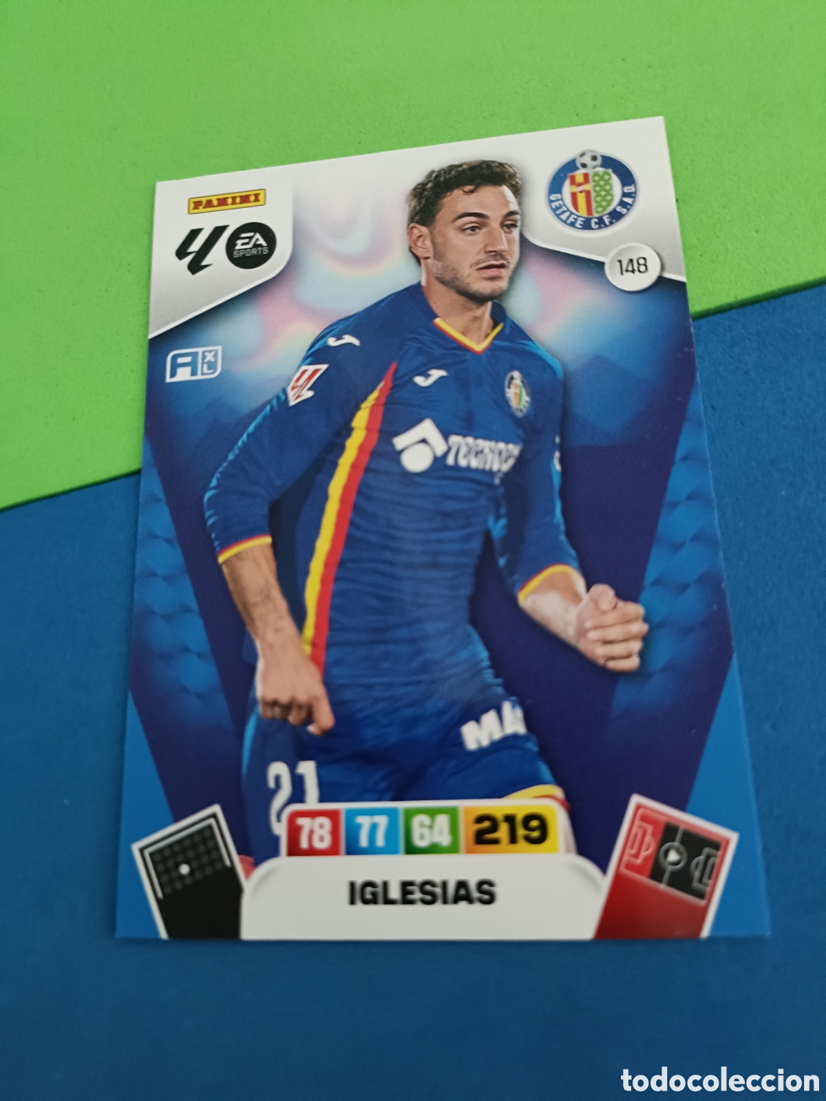Cromos de F&uacute;tbol: ADRENALYN XL 2025 2026 25 26 Panini Liga - 148 Iglesias Getafe