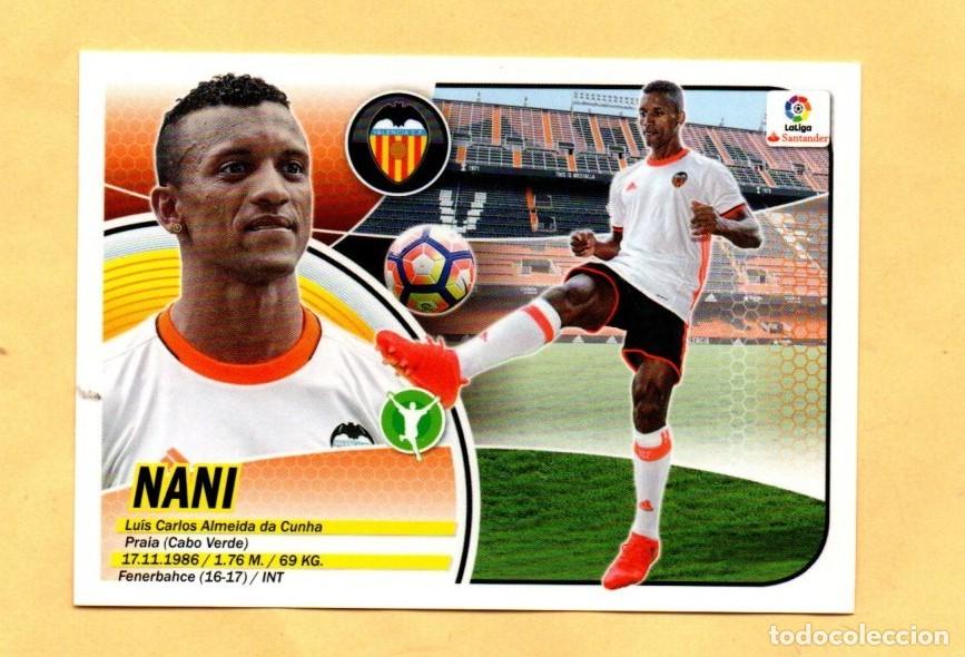 Figurine di Calcio: EDICIONES ESTE 2016-2017 NANI FICHAJE 25 VALENCIA LIGA 16/17 NUEVO DE SOBRE